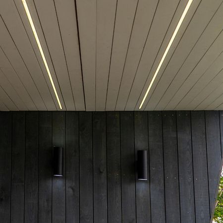 Tiny House Aan Het Water Op De Appelhof Wommels Exterior foto
