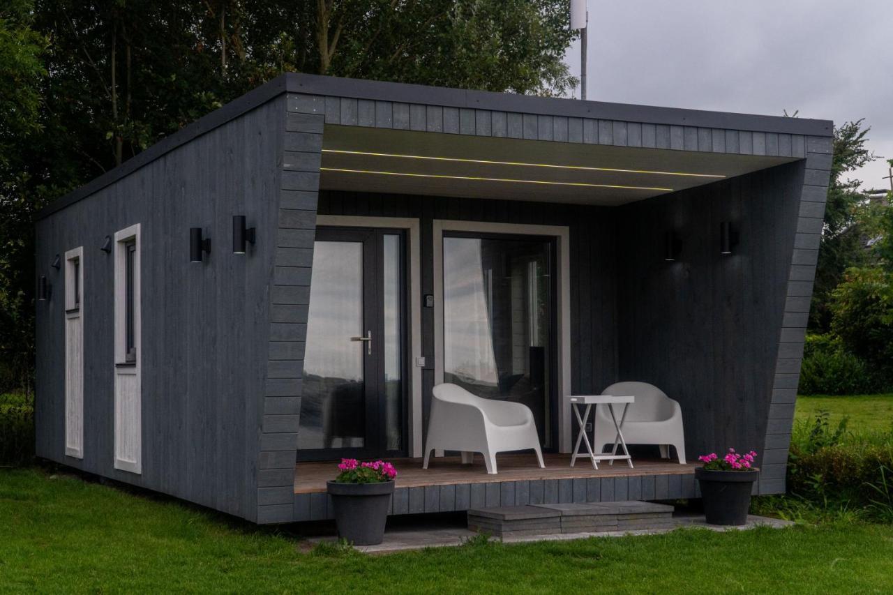 Tiny House Aan Het Water Op De Appelhof Wommels Exterior foto